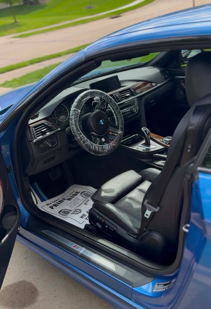 BMW luxury interior detail