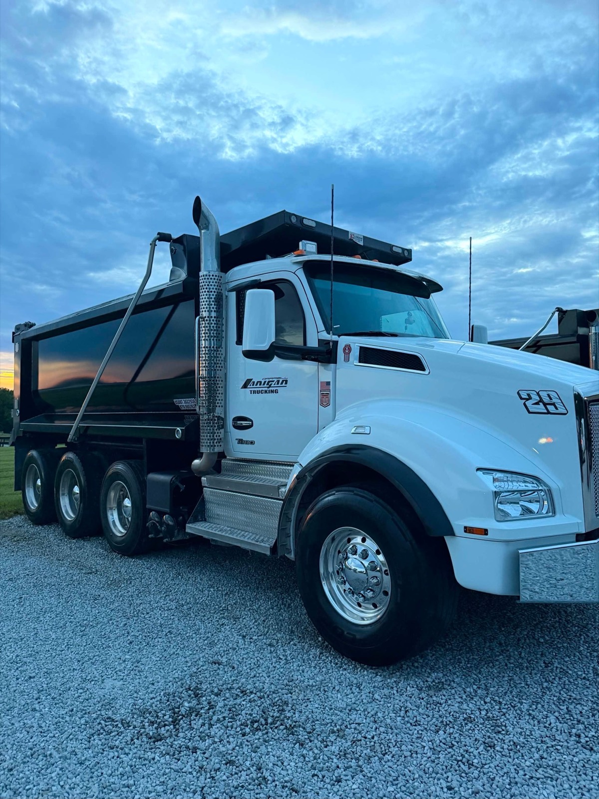 Kenworth dump truck fleet detail