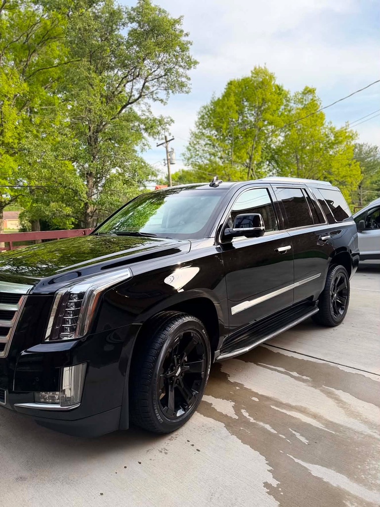 Detailed black Cadillac Escalade