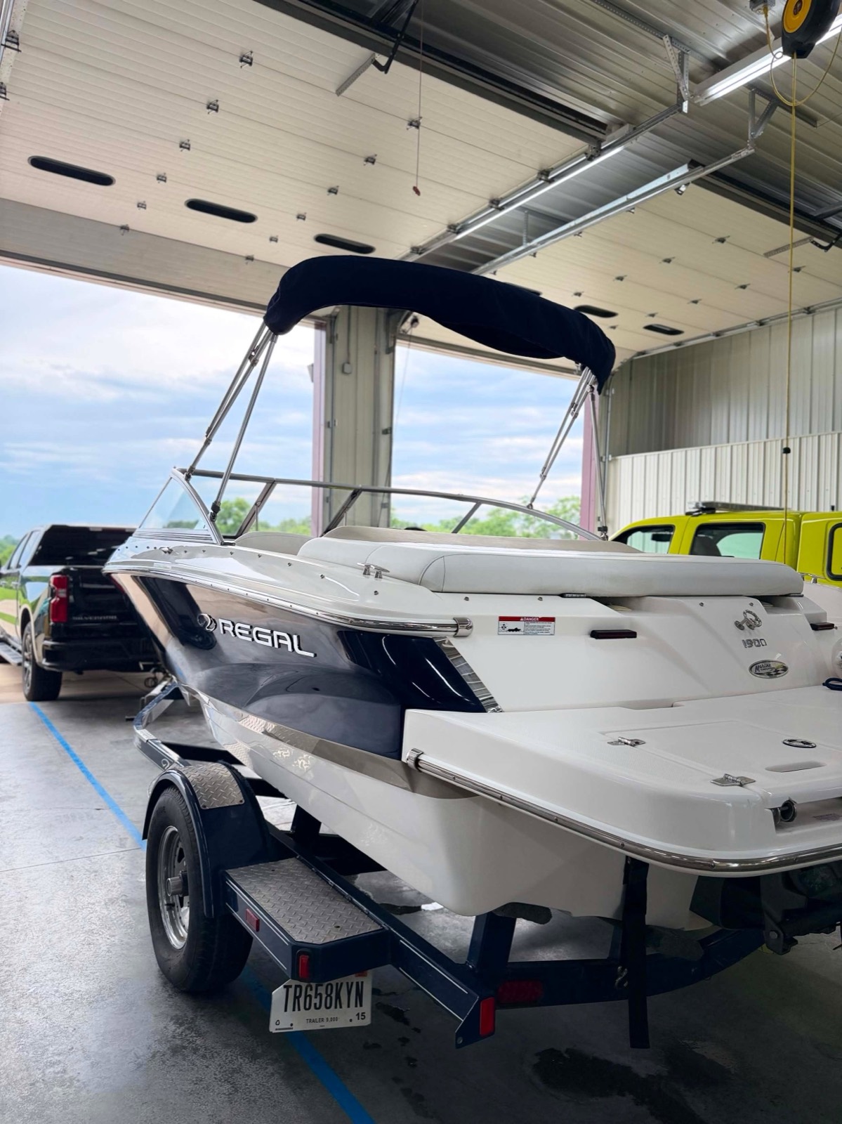 Regal boat marine detail
