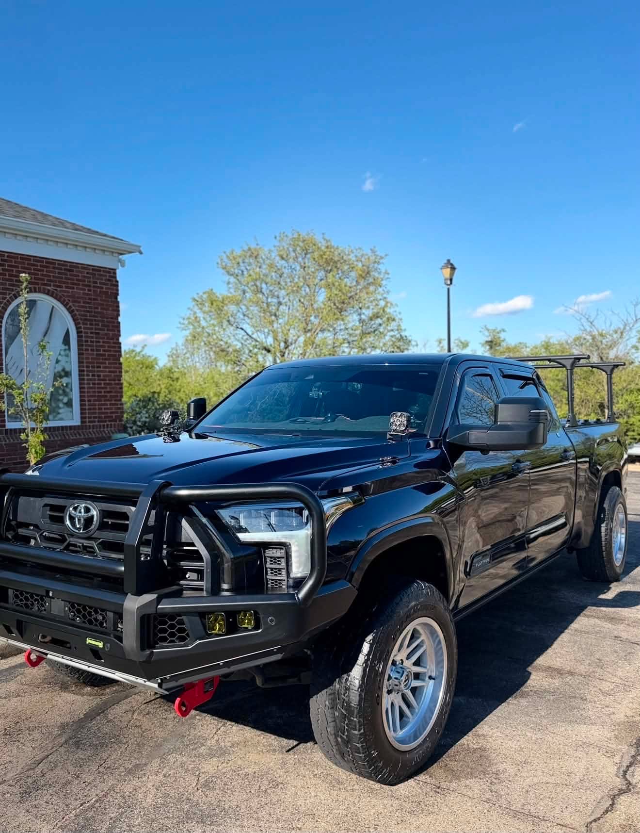 Black Toyota Tundra full detail